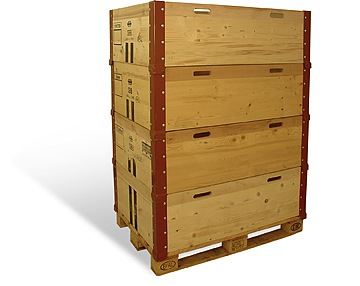 Vollservice Leistungen Akten SBB Palettenrahmen