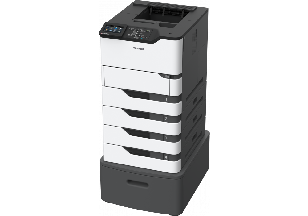 eS528P + 3x 550 Sheet Tray + Swivel Cabinet Left3